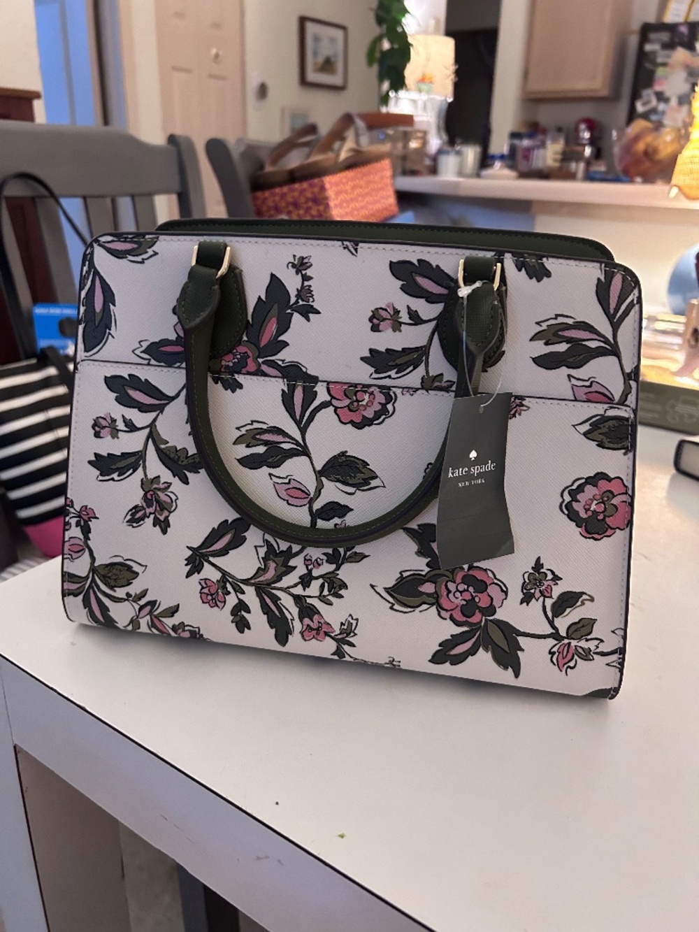 Kate Spade Floral Medium Satchel - Picture 2 of 2